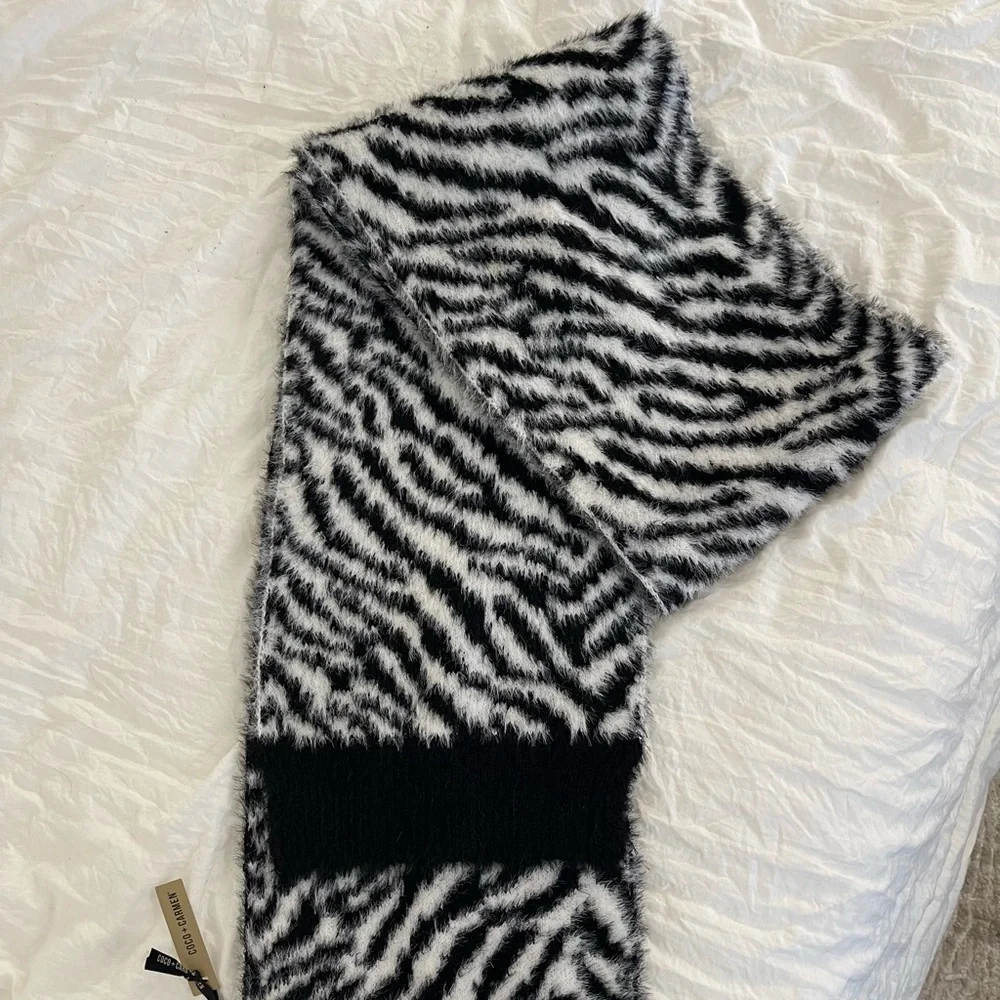 Coco + Carmen Zebra Scarf